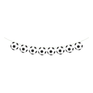 Globos paper football garland - 2m