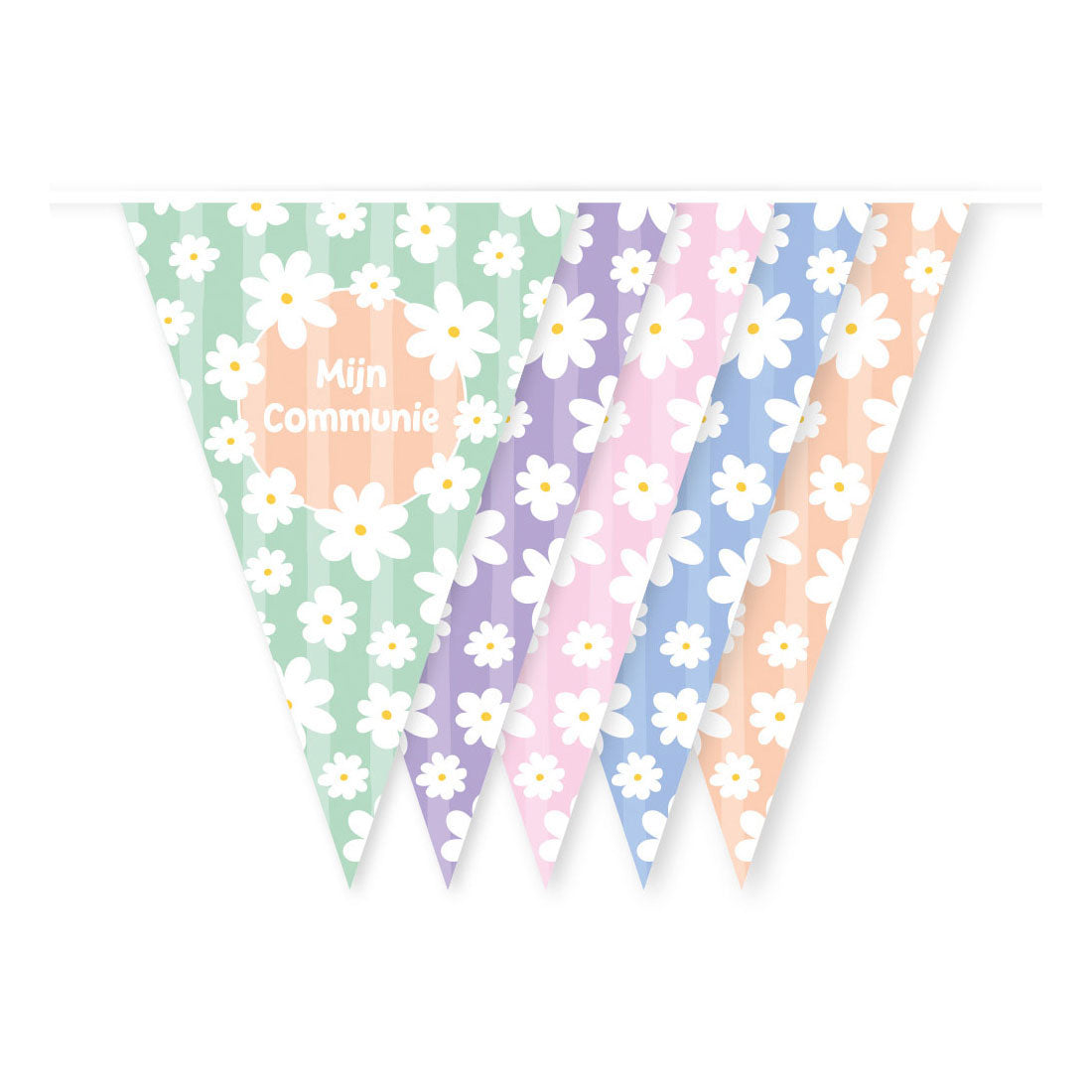 Globos Daisy My First Communion Bunting - 10m