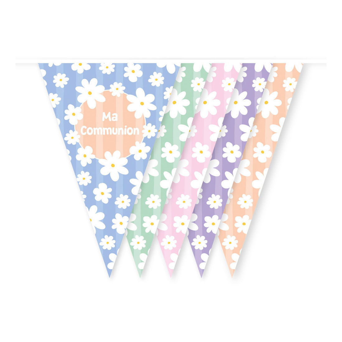 Globos daisy garland my communion - 10m