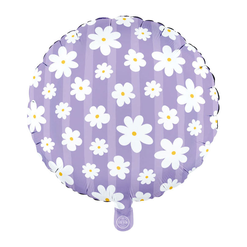 Globos foil balloon 18 inch round daisies