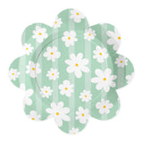Globos paper plates 23cm daisies - 8pcs.