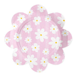 Globos paper plates 23cm daisies - 8pcs.