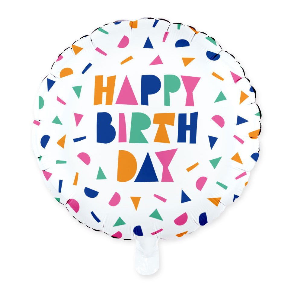Globos foil balloon 18 inch happy birthday