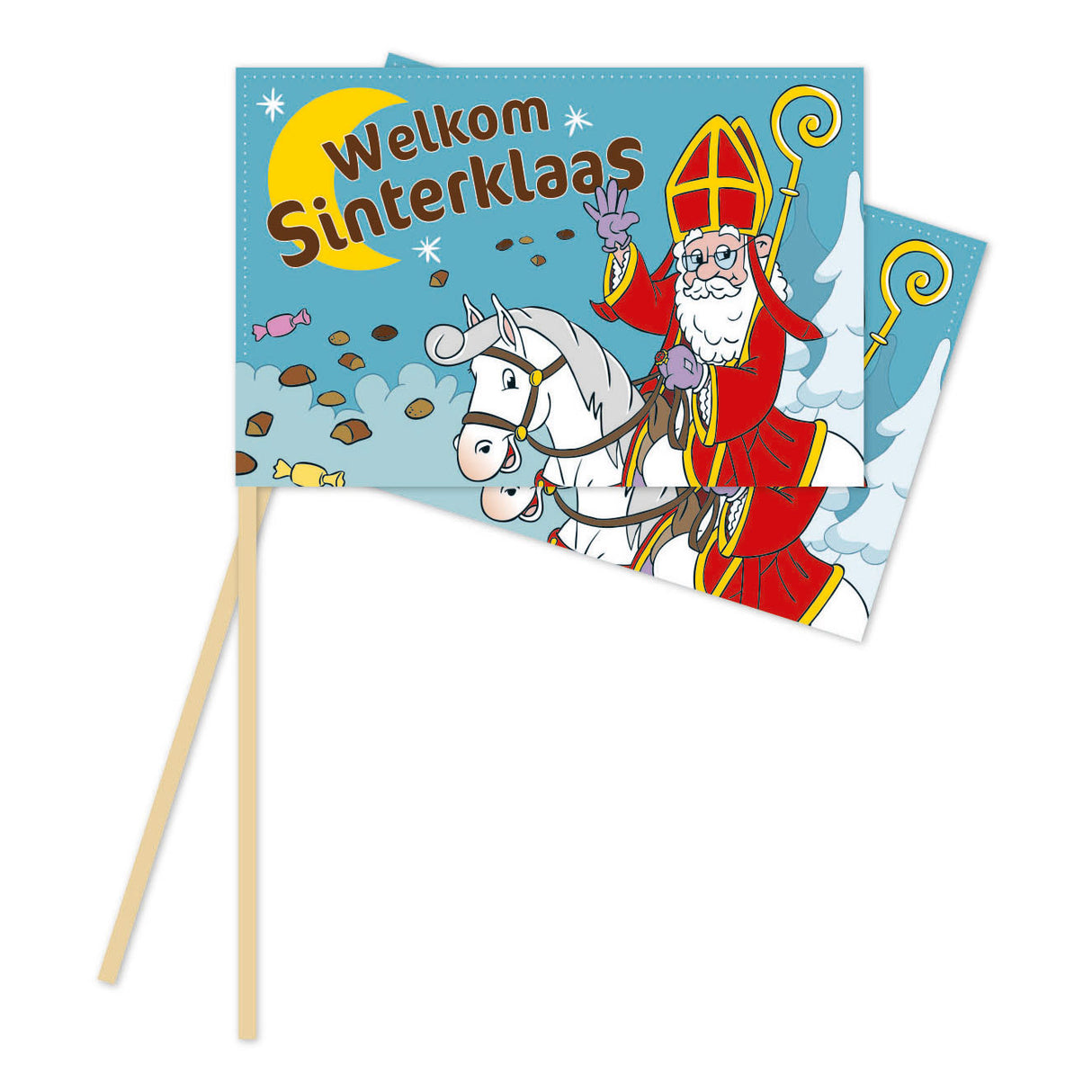 Bratacha páipéir Sinterklaas 10 bpíosa | 12 phíosa