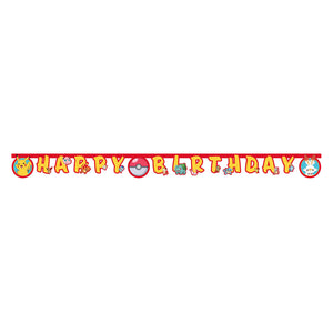 Globos letter garland Happy Birthday Pokémon