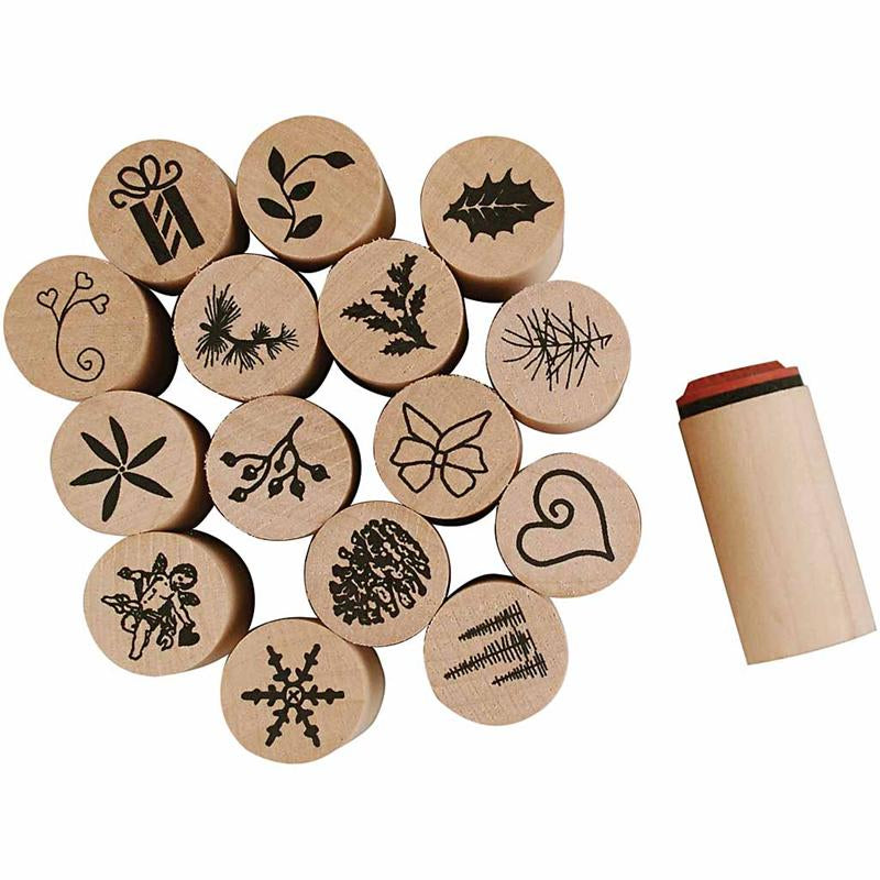 Creativ Company Deco Art Stamps Božič, 15dlg.