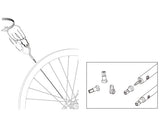 Dimping spoke nipple tensioner ICETOOLZ 12S5 for high rims