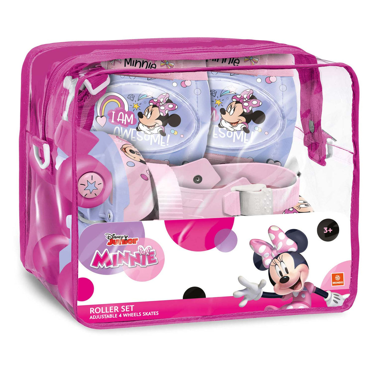 Mondo Disney Minnie Roller Skating mit Schutzsatz