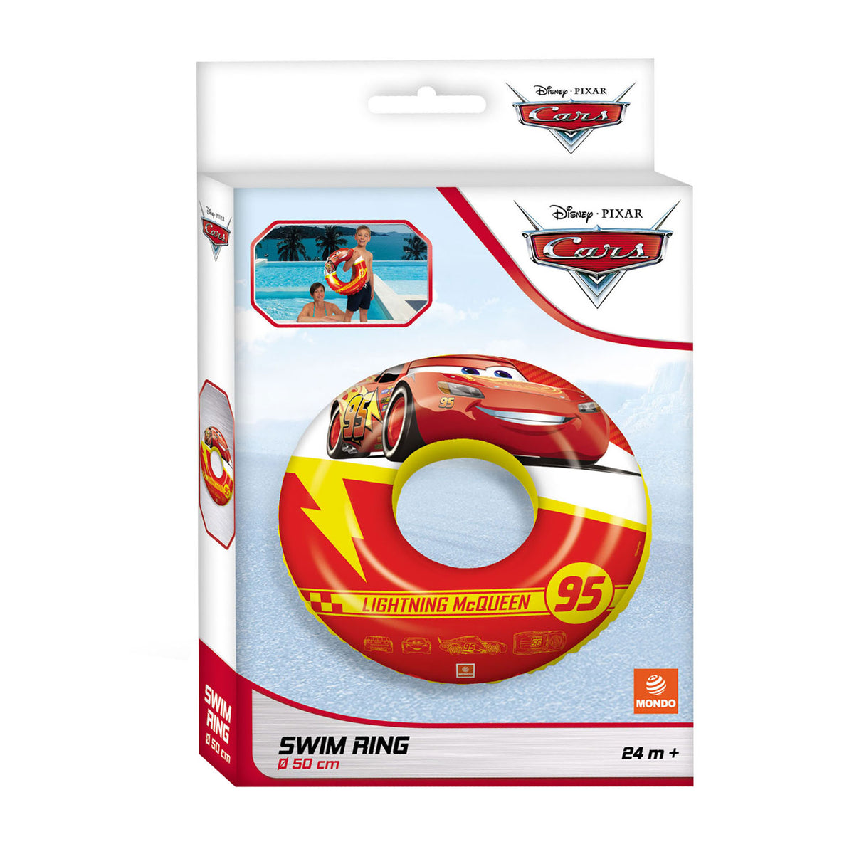 Mondo plavalni prstan avtomobili, 50 cm