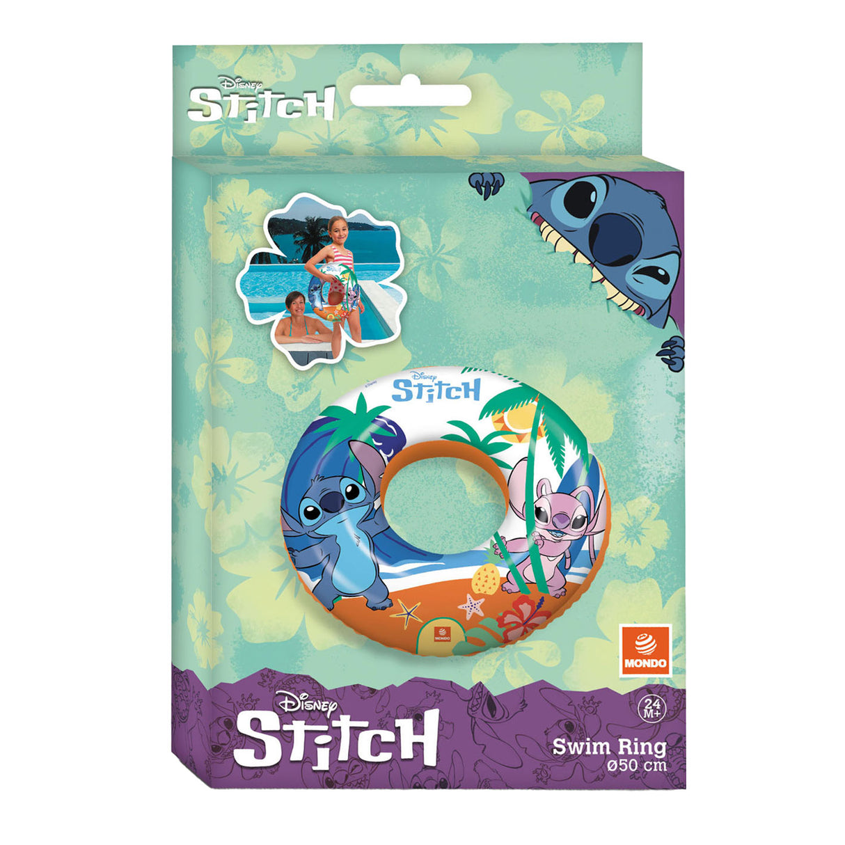 Mondo swimming ring Stitch, 50cm
