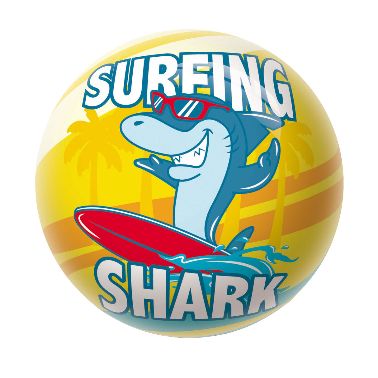Mondo decor ball surfing shark, 23cm