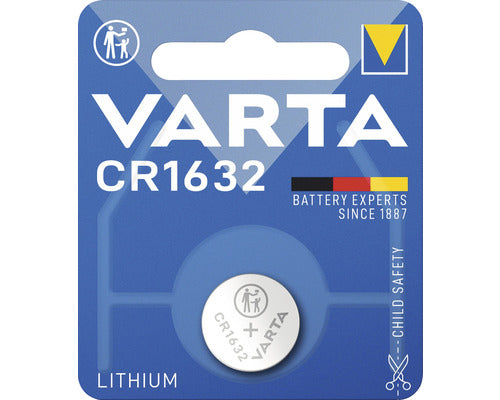 Varta button cell battery CR1632 Lithium 3V