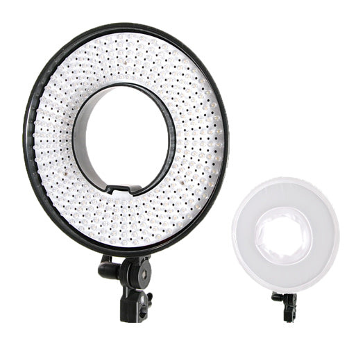 Falcon Eyes Bi-Color Dimmable LED Ring Light DVR-300DVC for 230V