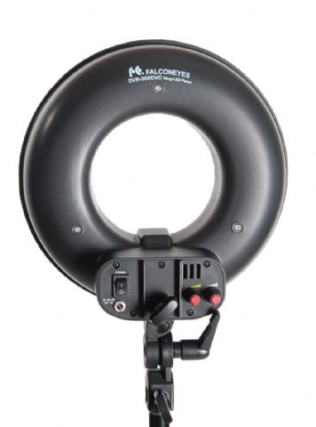 Falcon Eyes Bi-Color Dimmable LED Ring Light DVR-300DVC for 230V