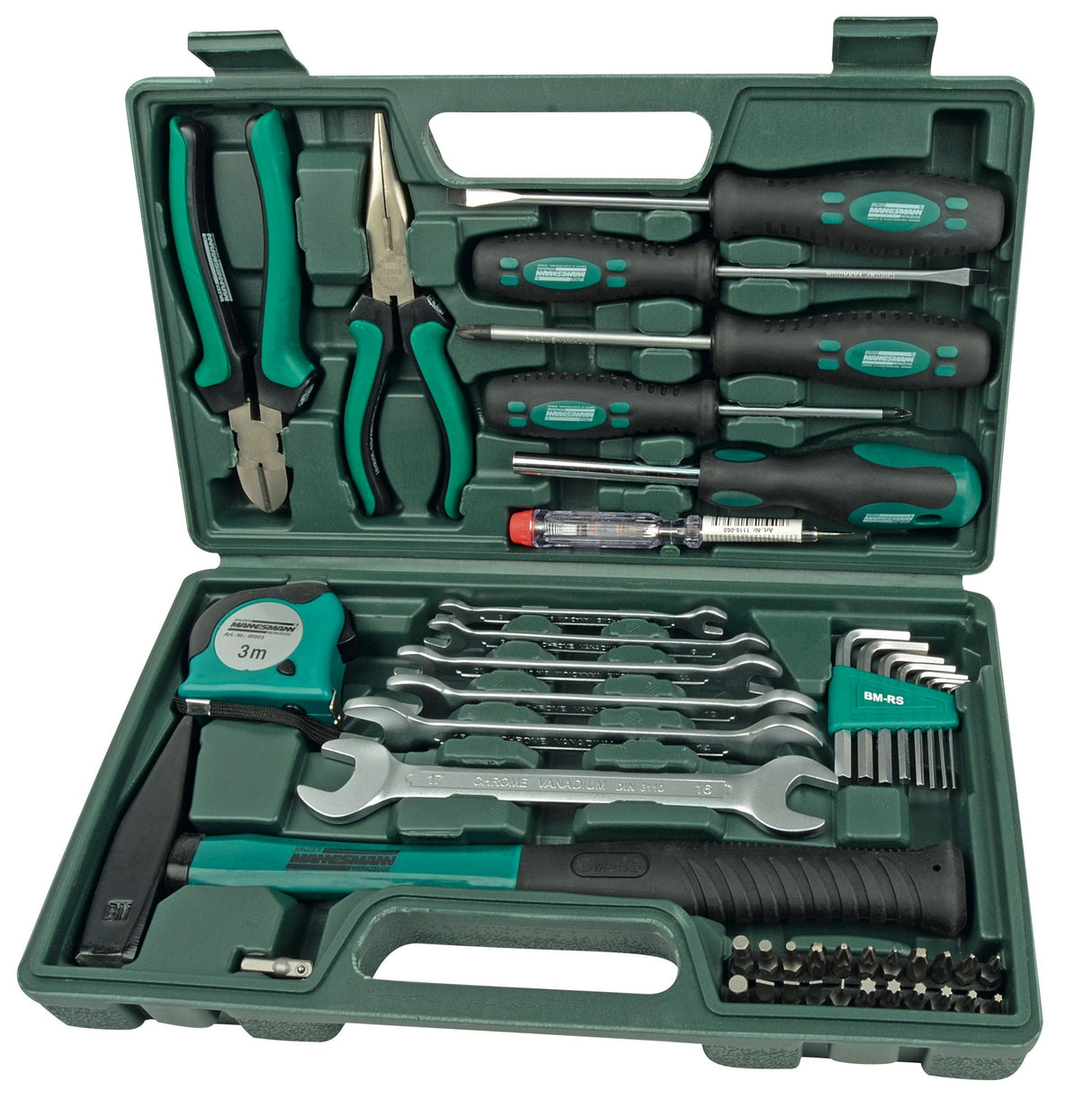 Brüder Mannesmann Strumenti set 47 pezzi 29032