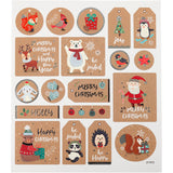 Creativ Company Stickers Christmas, 1 sheet
