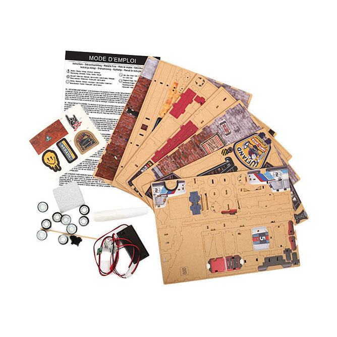 Graine Creative 3D Scene Garage Book Nook Model Kit