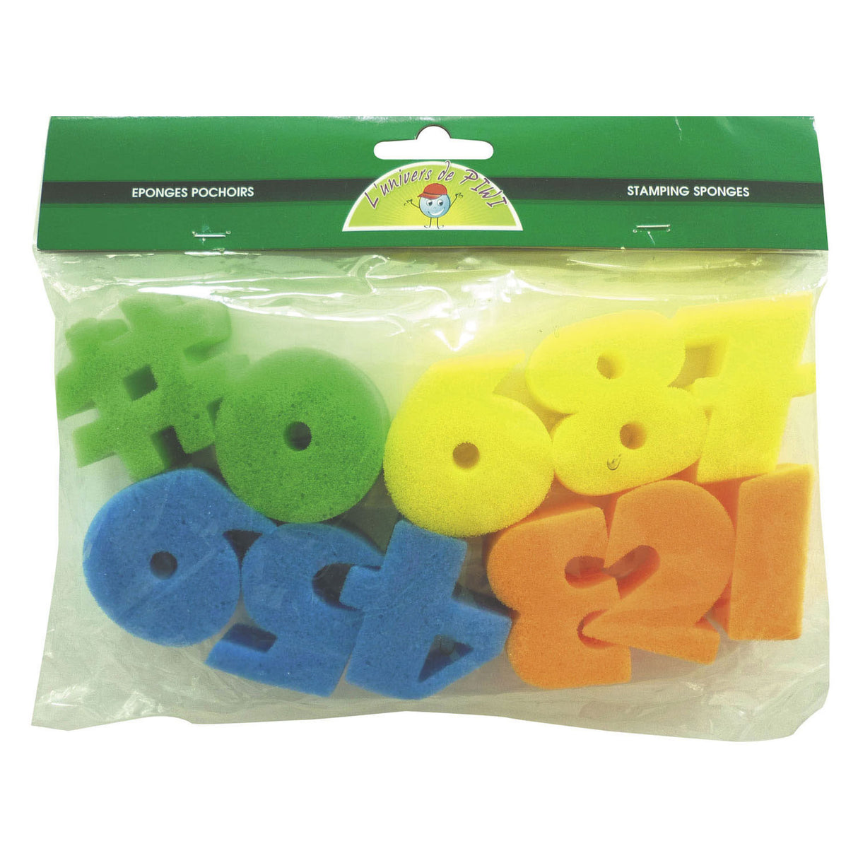 Graine creative Graine number sponges 5 cm - 10 pcs.