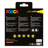 Uni posca pc5m markers set manga hero - 8st.