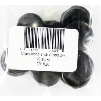 Caps de manivela universais para manivela sem faísca 10 peças pretas