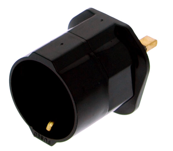 Plugue de viagem de olhos de falcão para a Inglaterra