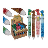 Ut av den blå dino 10-farger kulepenn