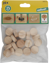 Wolfcraft conusplaatjes | ø25mm | 20 stuks - 2942000