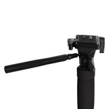 Falcon Eyes EenbeenStatief + 3 Straßenkopf MP-3 4 Abschnitte 178 cm