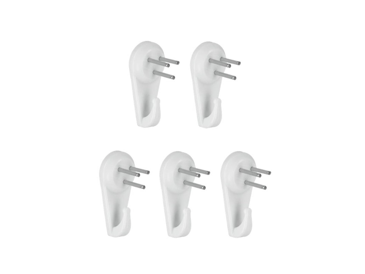 Metaltex haak met spijkers 5 stuks