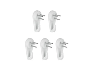 Metaltex hook with nails 5 pieces