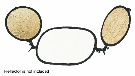 Olhos Falcon Tri Refletor Holder PRTK-2436 com conexão Spigot