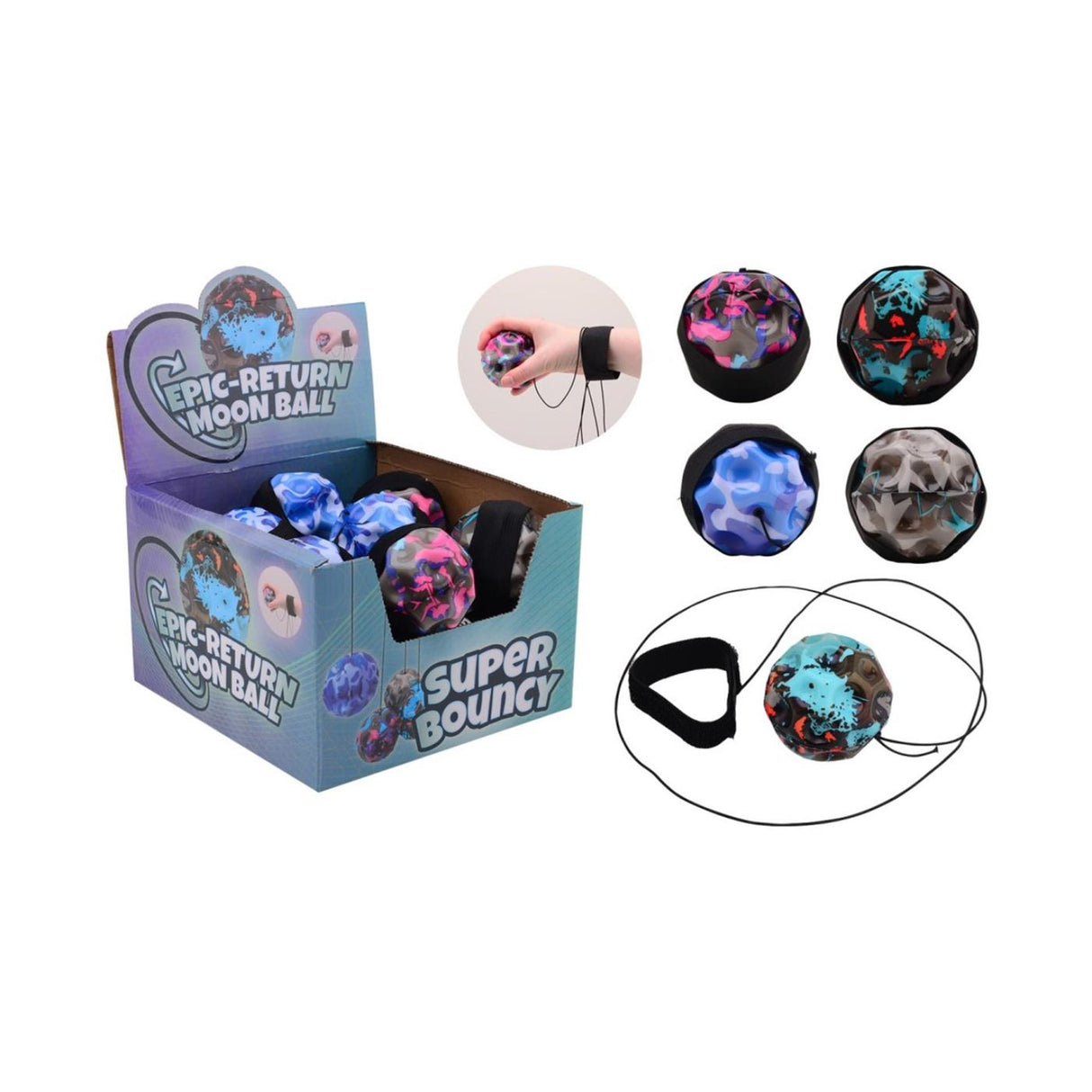 Johntoy throw and catch game with wristband