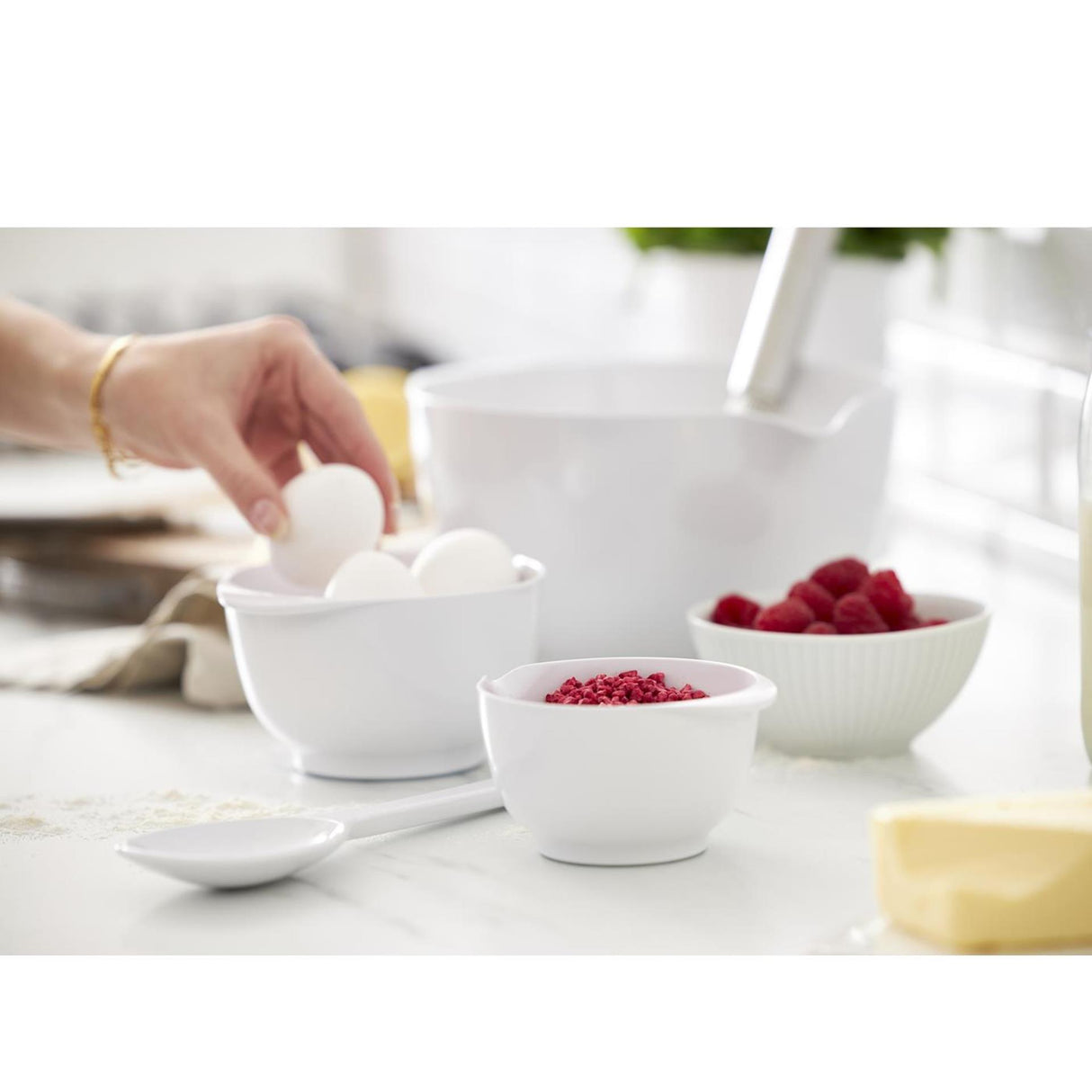 Rosti margrethe beslagkom 0.5l wit