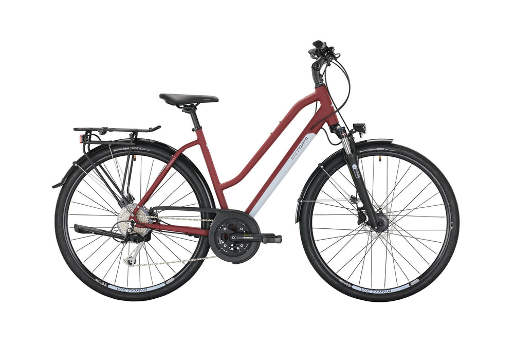 Victoria trekkingfiets trekking 6.7 mod. 22 bike vict.trekking 6.7 28 56 trap. 27sp red matt
