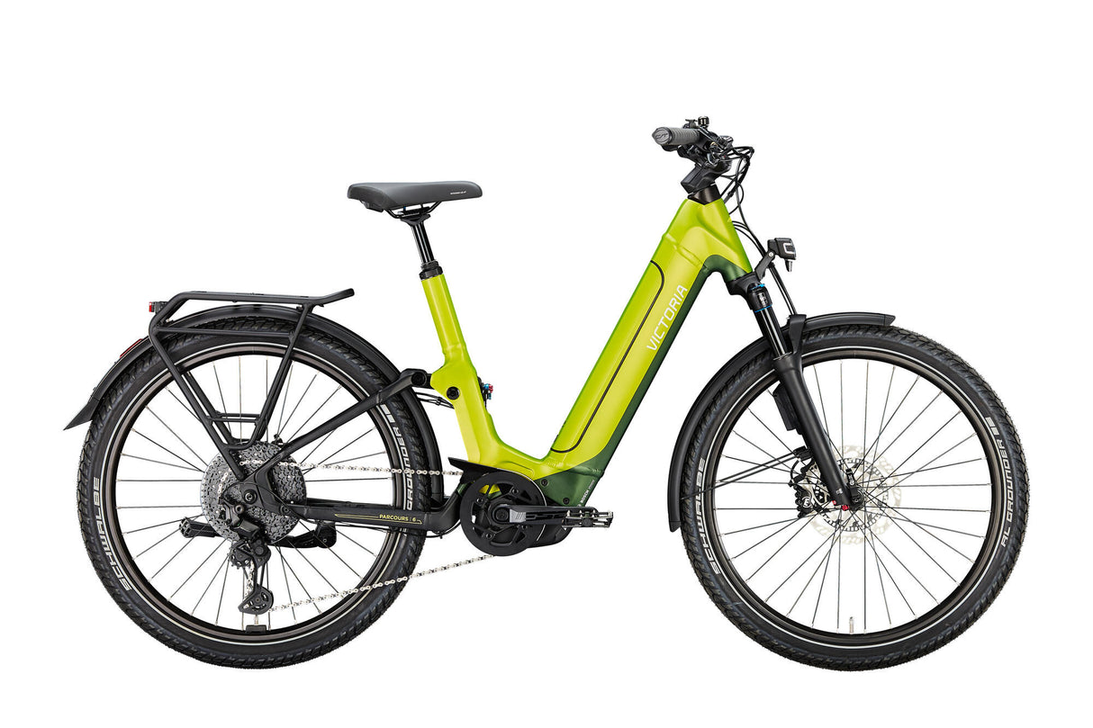 Victoria elektrische full suspension parcours 6 (#1) ebike vict. parcours 6 28 51 11sp wave green