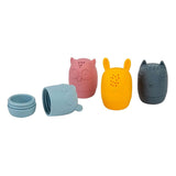 Bigjigs siliconen baddieren - 4st.