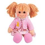 Bigjigs stoffen pop ella - 35cm
