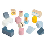 Bigjigs Wooden Sensory Blocks - 14pc.