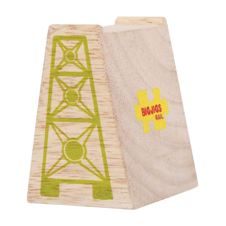 Bigjigs wooden tracks - bridge piers - 4-piece.
