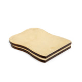 Bigjigs hëlze geformt Brout, pro Stéck
