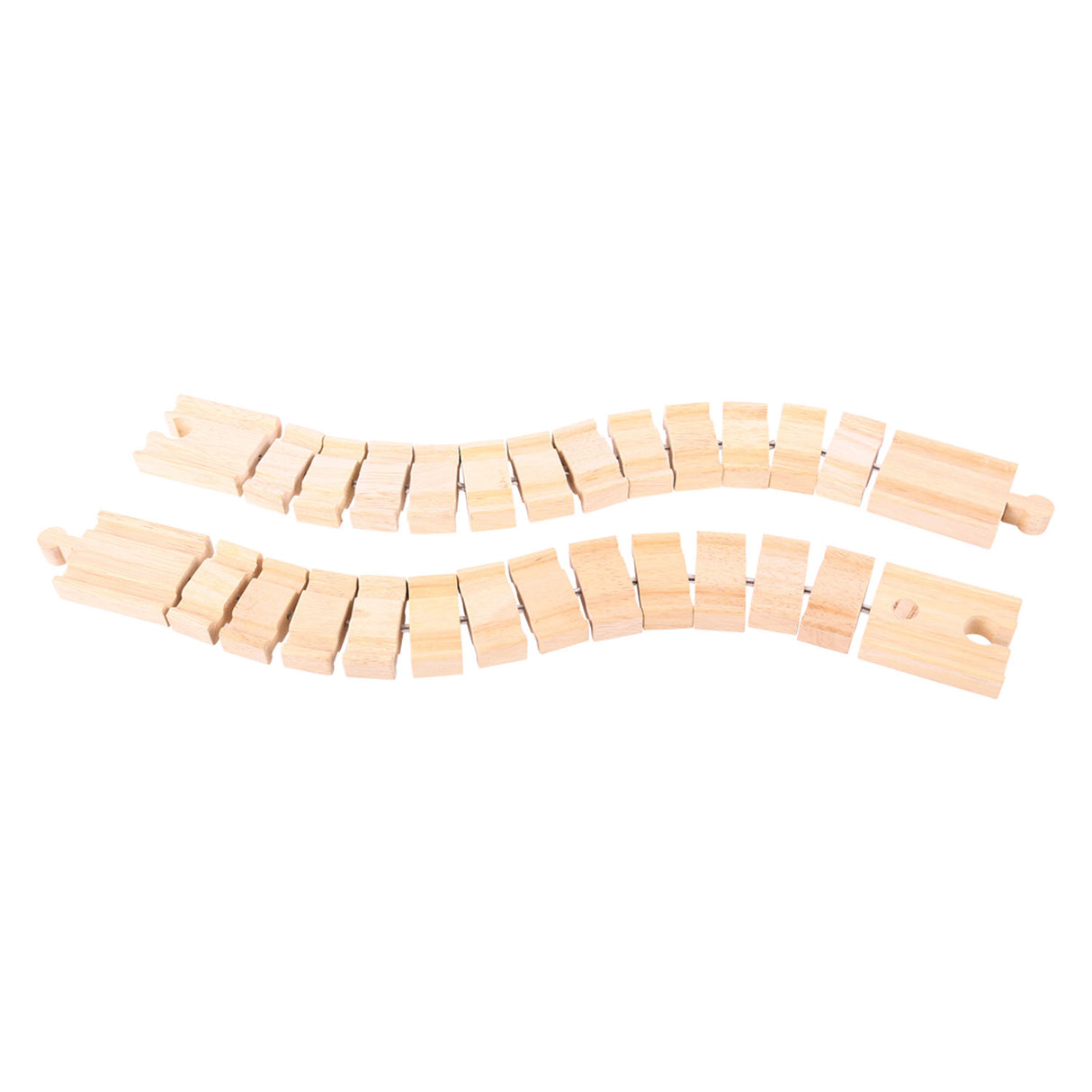 Bigjigs Holzschienen - flexibel, 2st.