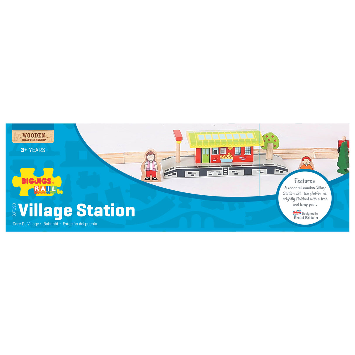 Bigjigs Wooden Rails - Village Station