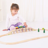 Bigjigs Wooden Rails - Railway Viaduct, 3DLG.