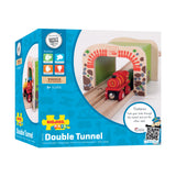 BigJigs Wooden Rails - Double -Track Tunnel