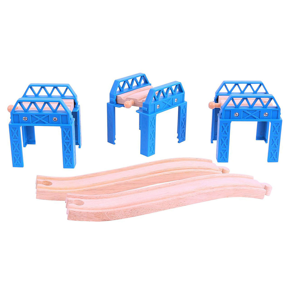 Bigjigs Wooden Rail - Bridge parts, 3rd.