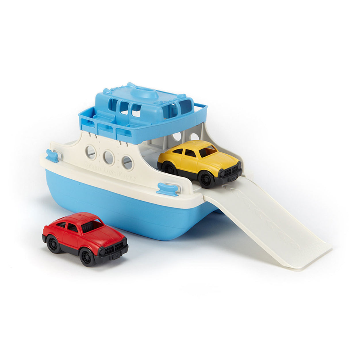 Green Toys Pont s trajektmi automobilov s autami