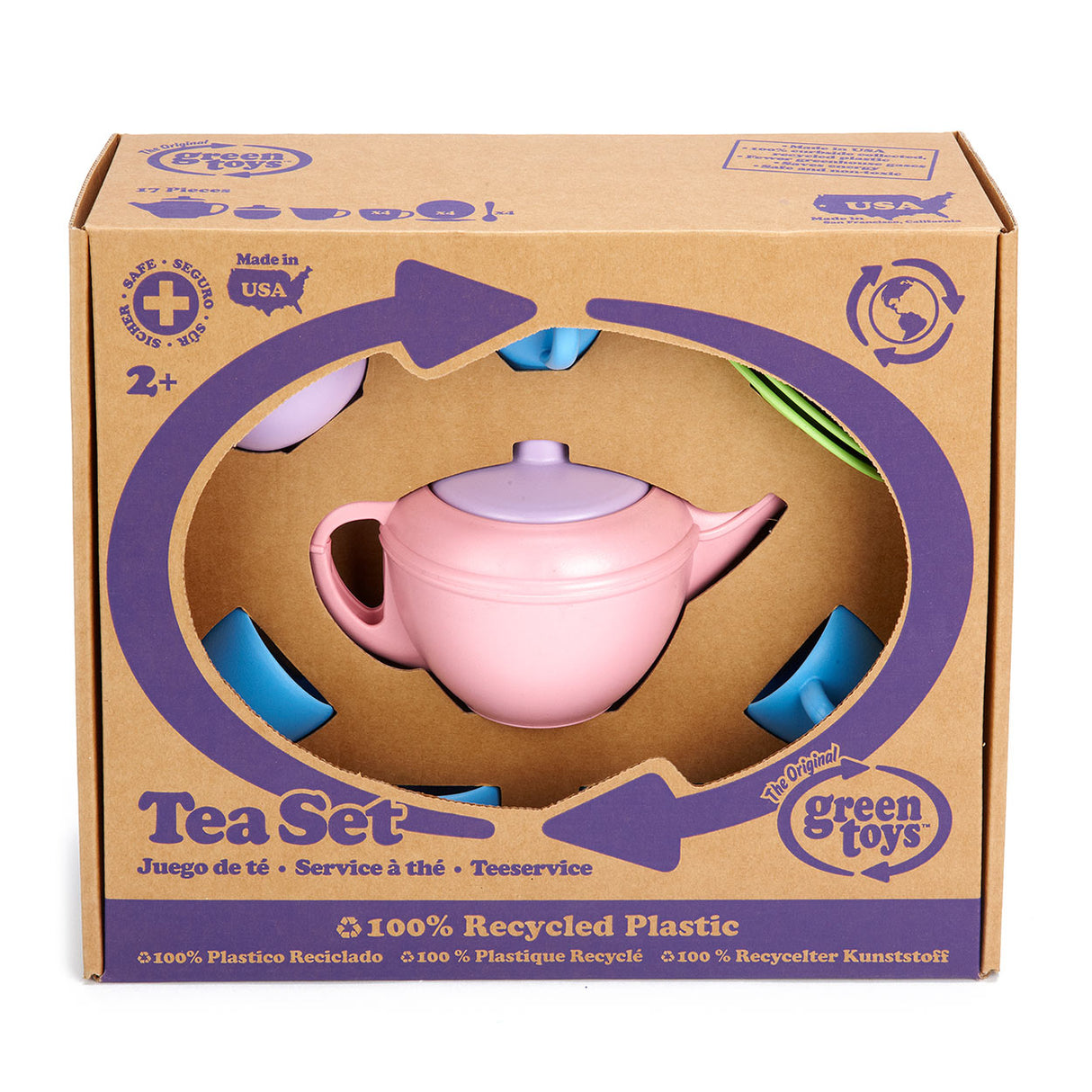Green Toys tea set 4 pers.