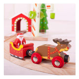 Bigjigs Wooden Santa, Sleigh & Reindeer