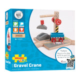 Bigjigs Wooden Railway - Gravel Crane
