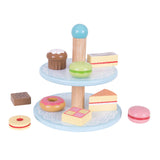 Bigjigs Wooden Etagere with cakes